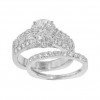 2.60 Ct. TW Round Diamond Engagement Ring with Wedding Band